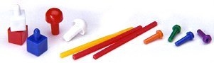 Mastermind Style Plastic Mushroom Pegs